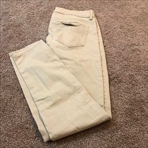 Khaki jeans